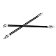 Splitter Rod,Duokon Splitter Rod ， 2 Stück verstellbare Frontstoßstange Lippensplitter Strut Rod Tie Support Bar Edelstahl