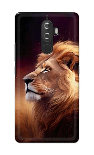 Image of Printed Hard Back Cover for Lenovo K8 Note Back Cover (Lion Design -K1) -190724(DP)