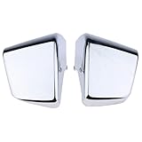  Almencla Cache De Carénage Latéral De Batterie en Métal Chromé pour Honda Shadow VT 750 1997-03