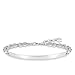 Produktbild Thomas Sabo Damen-Armband Love Bridge 925 Sterling Silber Zirkonia weiß Länge von 15 bis 18 cm Brücke 5.4 cm LBA0043-051-14-L18v