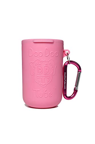 Doo Doo Tube Dog Filled Waste Bag Holder - Reusable Dog Poop Bag