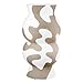 Produktbild GILDE Vase Areno - Keramik - rund - Höhe 35cm x Ø 18cm - beige/weiß - wasserdichte Blumenvase