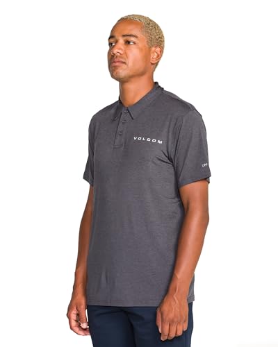 Volcom Men's Hazard Performance Short Sleeve Lightweight Golf Polo4