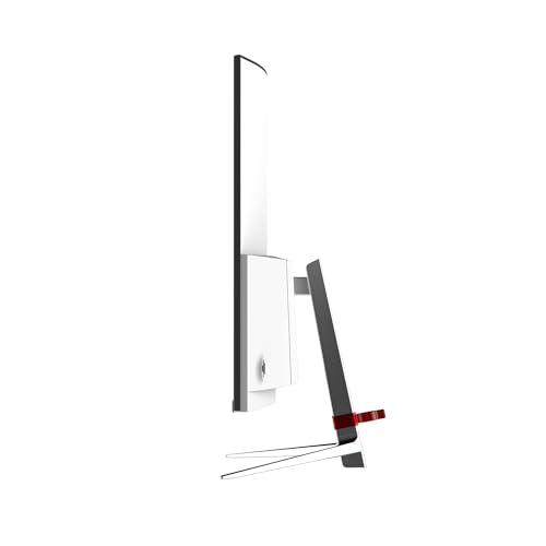 MV-27C, Monitor Gaming Curvo 27” FHD 1080p 200Hz, HDR10 1ms, FreeSync e G-Sync, Monitor PC Senza Cornice, Angolo 20°, Low Blue Light e Flicker-Free, HDMI + DisplayPort + Jack 3.5mm, Bianco - Monitor - Immagine 5