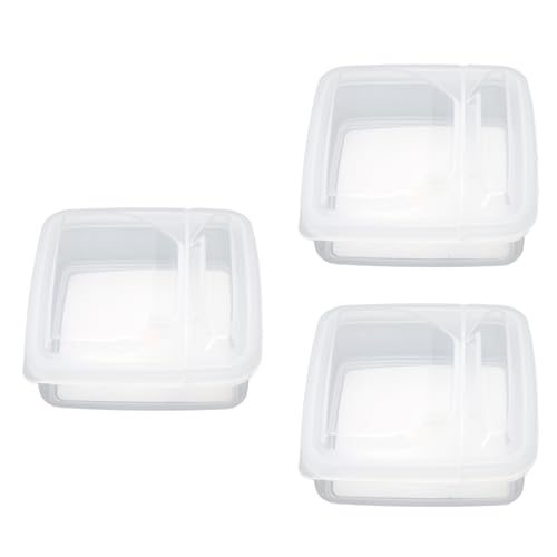 Ailgely Flip Top Cheese Recipe, Caja de Comida Transparente para Refrigerador, Estuche de Almacenamiento de Alimentos Apilables, Ideal para Rodajas de Queso, Frutas y Más