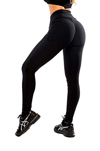 jiazery QZ High Waisted Women's Leggings,Tummy Control, Workout Running, Fitness & Everyday Wear(Medium,black-001)