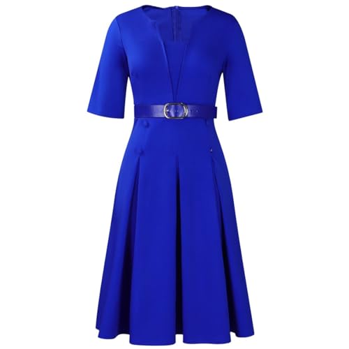Women's Peplum Bodycon Dress Elegant V Neck Half Sleeve Office Work Midi Pencil Dress Summer Dresses