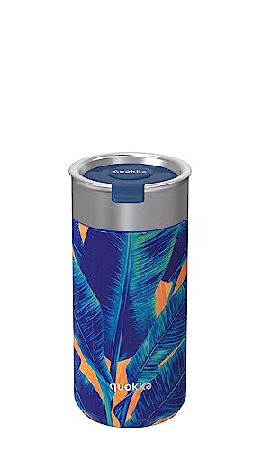 Quokka VASO CAFE TERMICO ACERO INOXIDABLE BOOST BLUE JUNGLE 400 ML