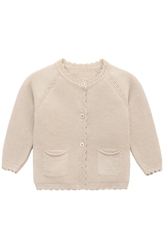 Lilax Baby Girls' and Toddler Long Sleeve Knit Cardigan with Pocket