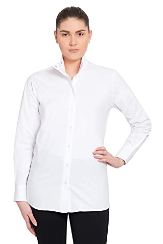 Tuffrider Women's Starter Long Sleeve Show Shirt, White, 32 #TOP1