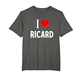 I Love Ricard. Cadeau parfait pour le nom de Ricard. Pour tous ceux qui s'appellent Ricard. Pour des occasions spéciales comme les fêtes d'anniversaire pour Ricard. Ou pour votre petit ami Ricard.