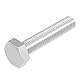 SECCARO Sechskantschraube M5 x 25 mm, Edelstahl V2A VA A2, DIN 933 / ISO 4017, Außensechskant, 20 Stück