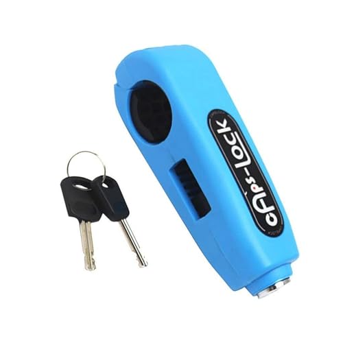 Image of Motorcycle Safety Lock Handlebar Grip Brake Lever Lock for Motorcycle Bicycle (Multi-Colour)