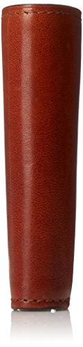Image of Bosca Men's Leather Wallet - RFID Security Lining - 8 Card Slots - Divided Currency Well - Full Grain Italian Leather with Glossy Finish - Amber Brown