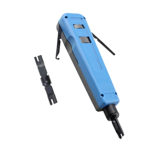 Outil d'impact punchdown 110/88 avec compartiment de rangement pour lames de rechange