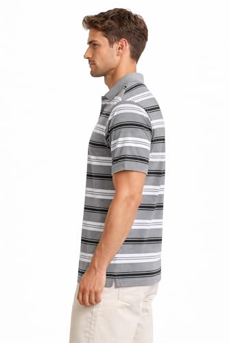 Image of SANE ORIGINALS Half Sleeve Polo T-Shirt for Men with Pocket || Stripe Collar and Pocket T-Shirt for Men Half Sleeves