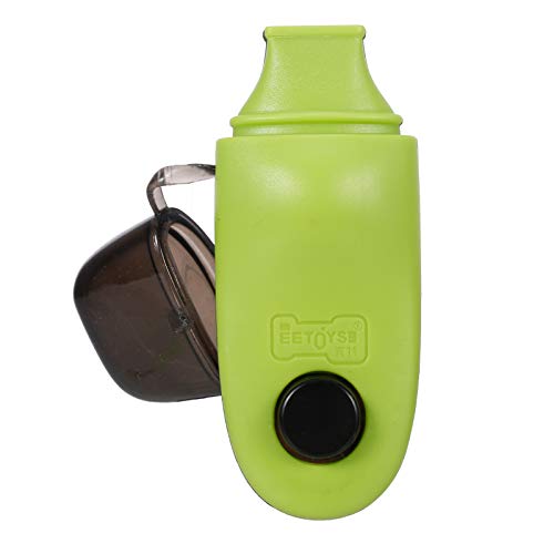 Tempaky 2 em 1 Dog Training Clicker & Whistle Pet Click Device Ferramentas de treinamento para anima
