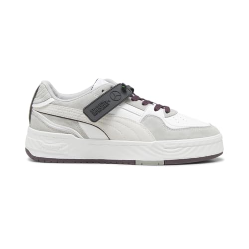 Image of Puma Men's Mercedes AMG Petronas F1 CA Pro Crush, Puma White- Team Silver, 11.5