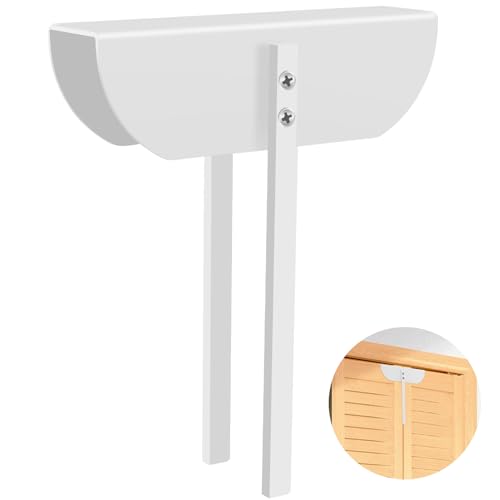 Bifold Door Lock- Metal Double Door Child Safety Locks Keep Toddler Cats&Dogs Out of Pantry Closets Cabinets