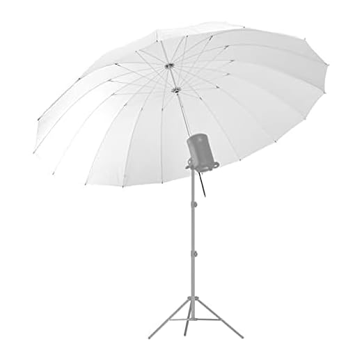 EMART 71'' Translucent White Umbrella
