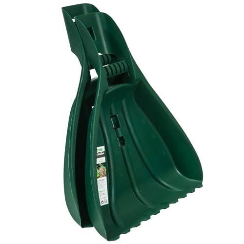 WERKA PRO Lot de Deux ramasses Feuilles à Main avec poignées