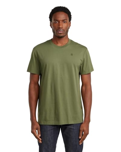 G-Star Men's Base-S T-Shirt, Size: M, Color Green 1