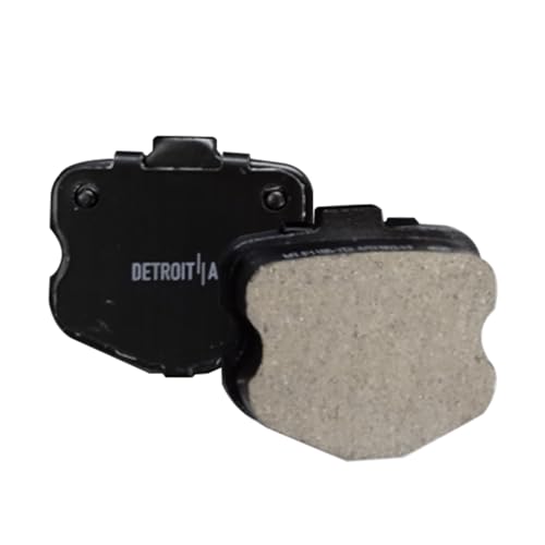 Image of Detroit Axle - V8 7.0L Front Brake Pads for 2006-2008 Chevrolet Corvette Ceramic Brake Pads w /Hardware 2007 Replacement