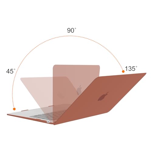 Image of MOSISO Compatible with MacBook Air 13 inch Case 2022 2021 2020 2019 2018 Release A2337 M1 A2179 A1932 Touch ID, Plastic Hard Shell Cover Compatible with MacBook Air 13.3 inch Case, Garnet Red