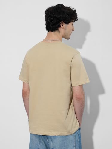 Image of The Souled Store Shemaroo Characters: Short Sleeves Round Neck Graphic Printed Cotton Oversized T-Shirts