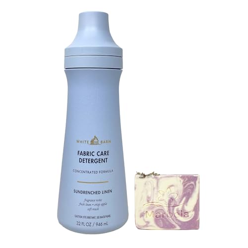 Bath & Body Works Sundrenched Linen Fabric Care Laundry Detergent with a Lavender Dream Bar Soap -...