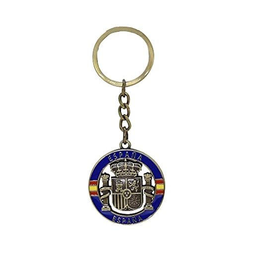 BDM Llavero España, argolla con el escudo de la bandera de España, Llavero para llaves de coche, casa,.. de hombre y mujer, diseño original. | Ya disponible en tu tienda friki favorita! En mundofriki.es!
