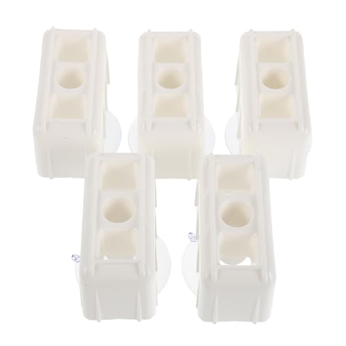 Gogogmee 5 Clips Estabilizadores para Corralitos de Ñiño con Base de Succión Anclaje para Postes de Cerca Accesorios de Seguridad Soporte para Puertas Muebles de Guardería