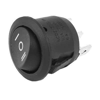 Commutateur de bateau inverseur 3 broches SPDT pour réparer un appareil en panne ON-OFF-ON noir