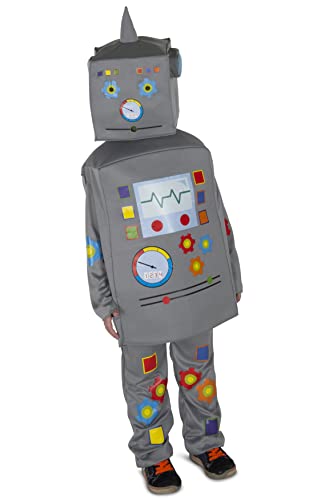 Disfraz de Robot para Niños con Jumpsuit, Túnica y Sombrero miniatura 6
