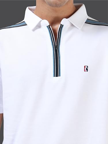 Image of STELLERS Men's Premium Cotton Polo T-Shirt Stretchable | Enzyme bio Washed | Feather Touch Feel | Sustainable | Breathable | Light Weight