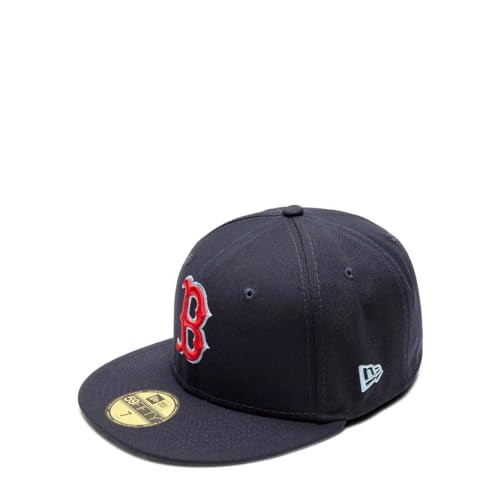 New Era Boston Red Socks Gorra 59Fifty Ajustada Azul 7 5/8 miniatura 3
