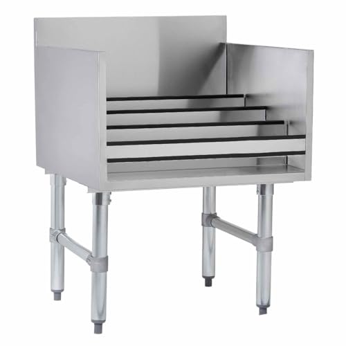 FSE Stainless Steel 4 Tier Liquor Display Unit 24"W by FSE - Used condition