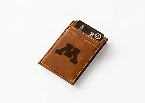 Image of NCAA Laser Engraved Front Pocket Wallet - Compact /Comfortable /Slim