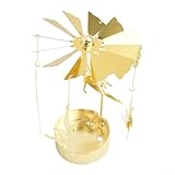 Décoration exquise : avec sa finition dorée élégante, ce bougeoir améliore n'importe quelle table ou décoration d'intérieur, ajoutant une touche de charme à votre espace.