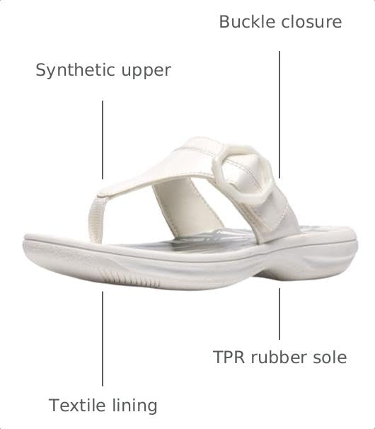 Image of Clarks Women's Breeze Cove Cloudsteppers Flip-Flop