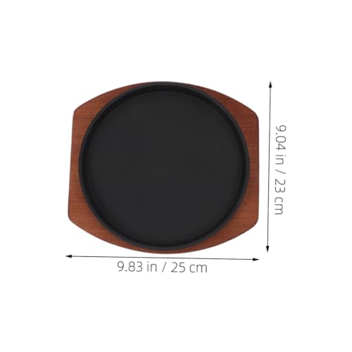 Fonte conduction thermique pour barbecue assiette à steak - 3