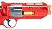 Rekt Jury Revolver CO2-Powered Foam Dart Blaster Pistol Gun, Red