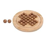 このセットにはゲーム ボードと 33 個のビー玉が付属しているので 、 プレイに必要なものがすべて揃っています 。 この古典的なボード ゲーム バージョンのソリティアは 、 子供たちに戦略と思考のゲームを紹介する優れた教育アクティビティです 。 お子様はこれで何時間も楽しむことができます 。 素材 ： 木製 。 ゲームボード 、 ビー玉 33 個 、 追加ビー玉 2 個が含まれます 。 このコンパクトなボード ゲームは旅行に便利で 、 旅行に持っていくのに最適なアクティビティです 。 オフィスや...