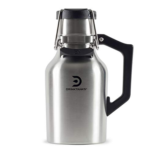DrinkTanks 32 oz Vacuum Insulated Stainless Steel Beer Growler