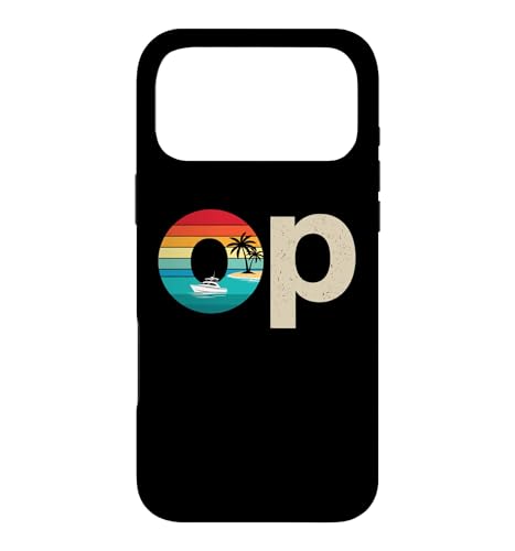 Op Ocean Vintage Pacific Ocean Beach Sun Palm Trees Retro �X�}�z�P�[�X iPhone 17 Pro Max �p