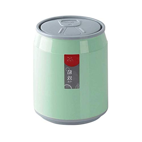 WYZQ Poubelles de Cuisine, poubelles de Bureau, Poubelle, Poubelle de Pop canettes, Poubelle de Type Presse, capacité de 0,4 Gallon, pour Bureau à Domicile, Chambre d'enfants, corbeilles pour Femmes