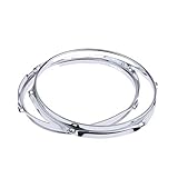 Heavy Duty 10 Inch 6 Lug Tom Drum Hoop Rim Batter Hoop 2.5Mm (Pack of 2)