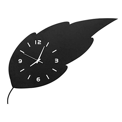Horloge silencieuse en bois créative pour un salon moderne et design