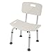 BEVANNJJ Krzesełko do kąpieli antypoślizgowej Krzesło prysznicowe Regulowany Wysokość Starsza wanna wanna Krzesło prysznicowe Ławka stołek Pomoc do siedzenia Łazienki Prysznic stołki Krzesło kąpielo