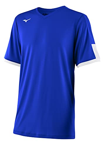 Maillot de baseball Mizuno Aerolite pour homme avec col en V et tissu respirant